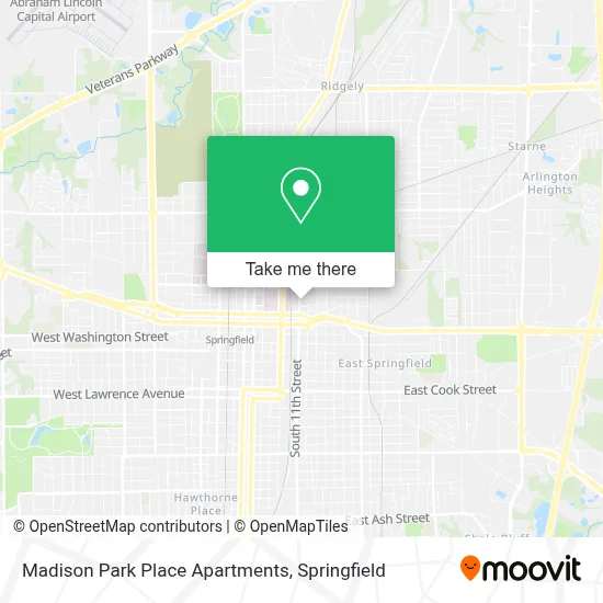Madison Park Place Apartments map