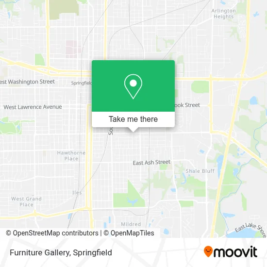 Furniture Gallery map