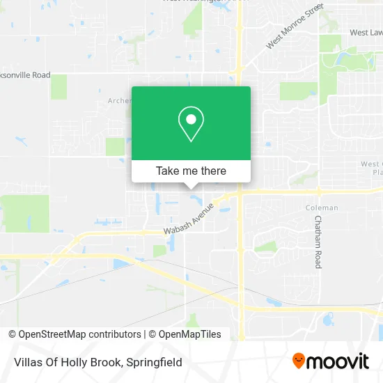 Villas Of Holly Brook map