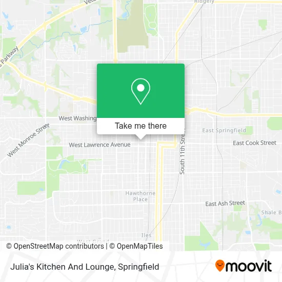 Julia's Kitchen And Lounge map