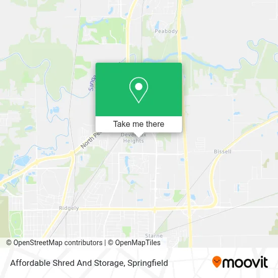 Affordable Shred And Storage map