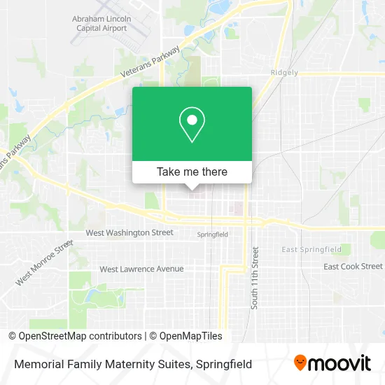 Memorial Family Maternity Suites map