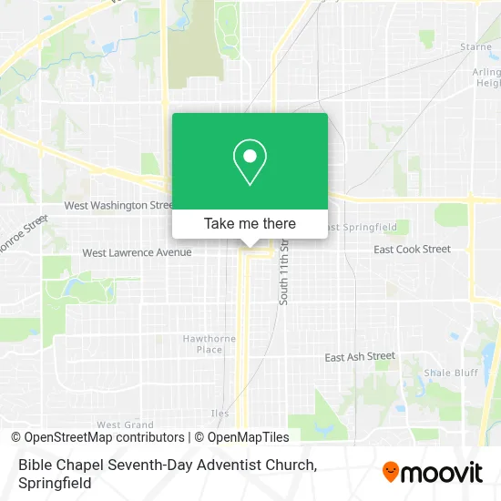 Bible Chapel Seventh-Day Adventist Church map