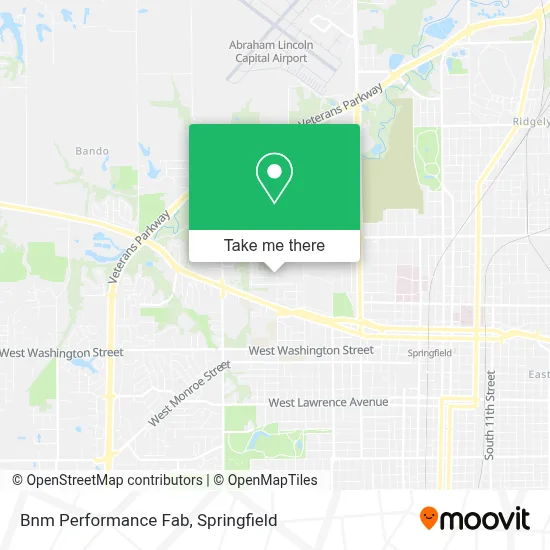Bnm Performance Fab map