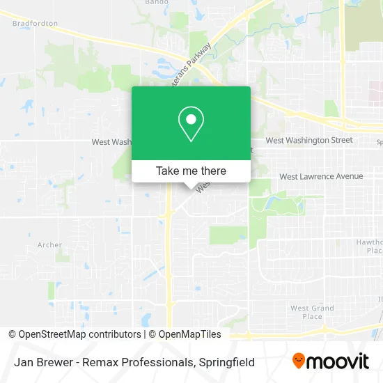 Jan Brewer - Remax Professionals map