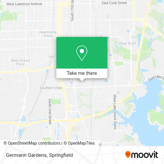 Germann Gardens map