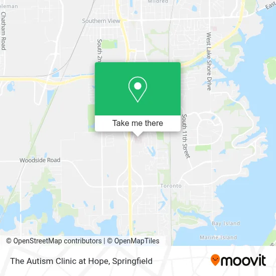 The Autism Clinic at Hope map