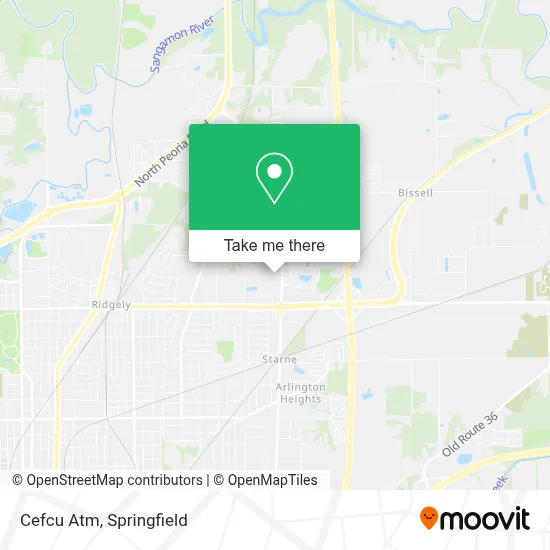 Cefcu Atm map