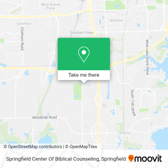 Springfield Center Of Biblical Counseling map
