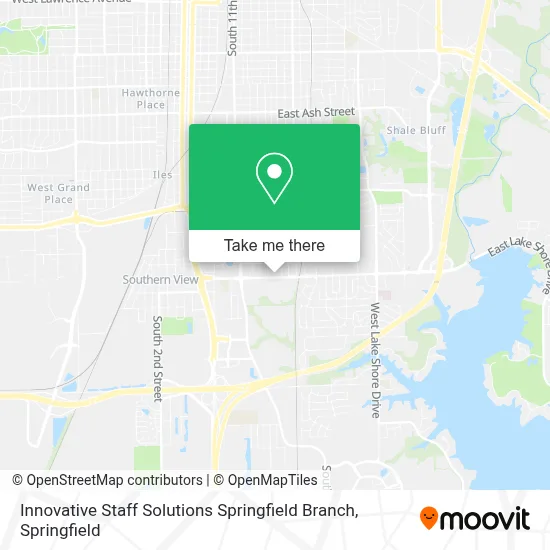 Innovative Staff Solutions Springfield Branch map