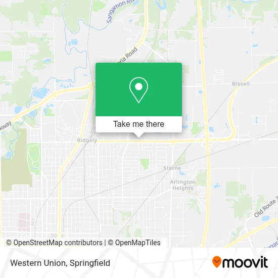 Western Union map