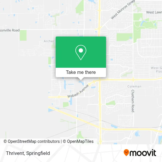 Thrivent map