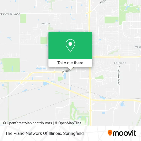 The Piano Network Of Illinois map