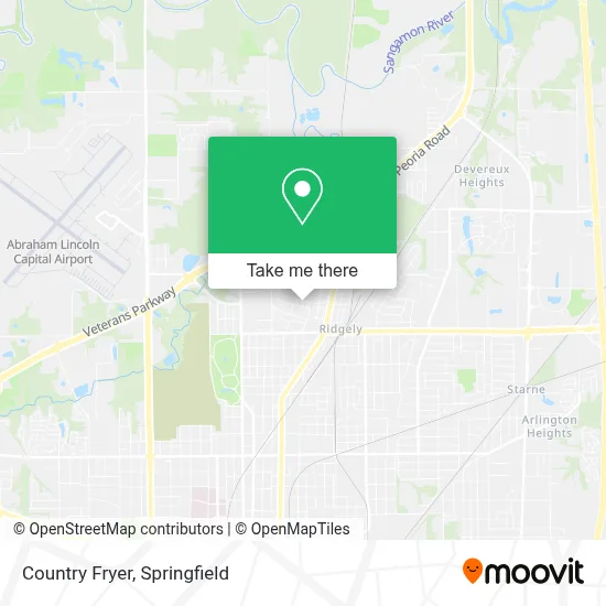 Country Fryer map