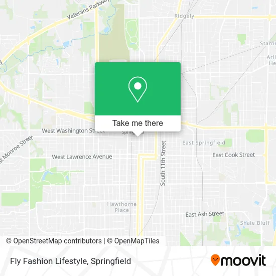 Fly Fashion Lifestyle map