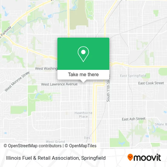 Illinois Fuel & Retail Association map