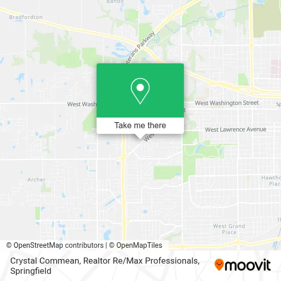 Crystal Commean, Realtor Re / Max Professionals map