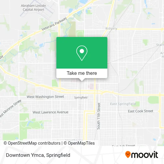 Downtown Ymca map
