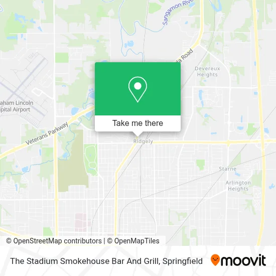 The Stadium Smokehouse Bar And Grill map