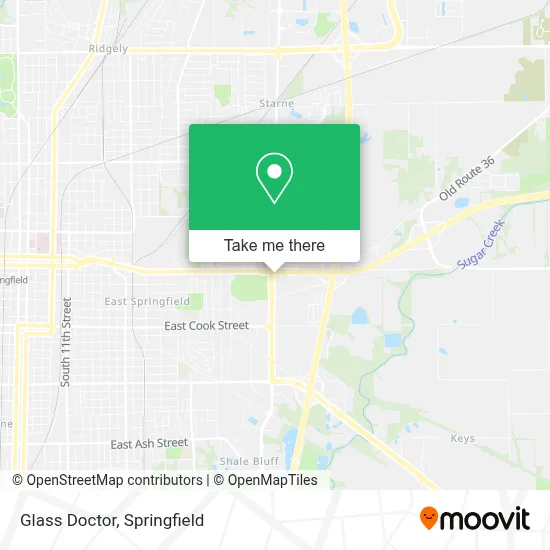 Glass Doctor map