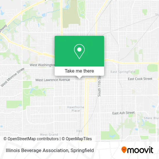 Illinois Beverage Association map