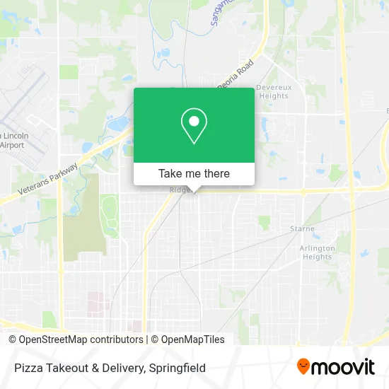 Pizza Takeout & Delivery map