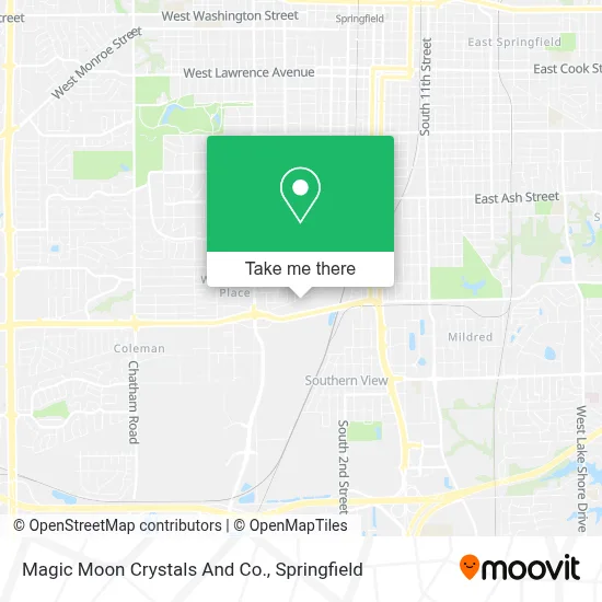 Magic Moon Crystals And Co. map