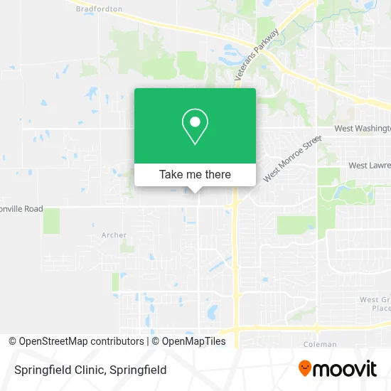 Springfield Clinic map