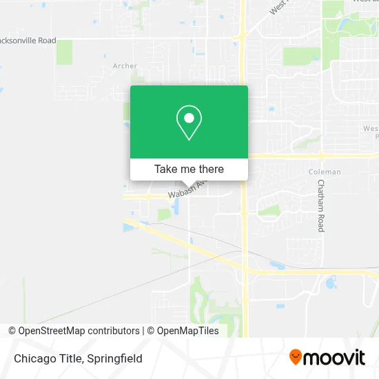 Chicago Title map