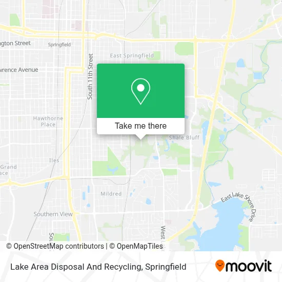 Lake Area Disposal And Recycling map