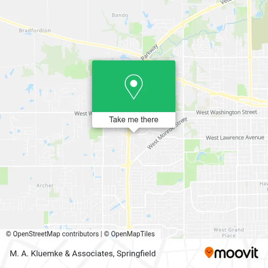 M. A. Kluemke & Associates map