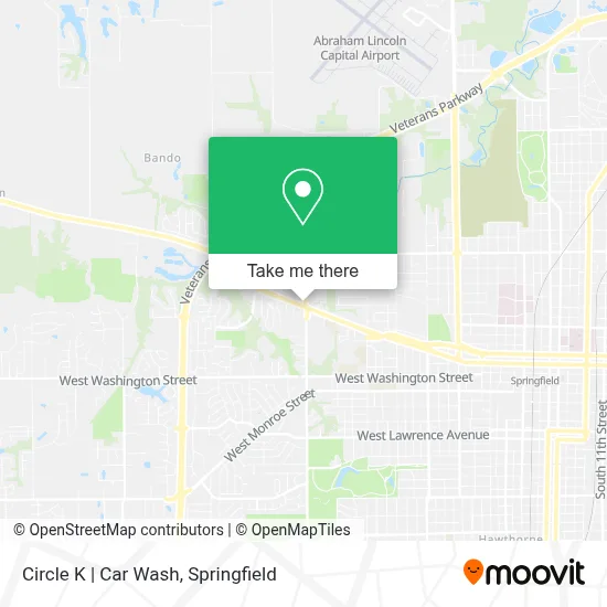 Circle K | Car Wash map