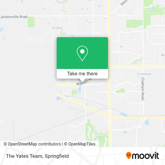The Yates Team map