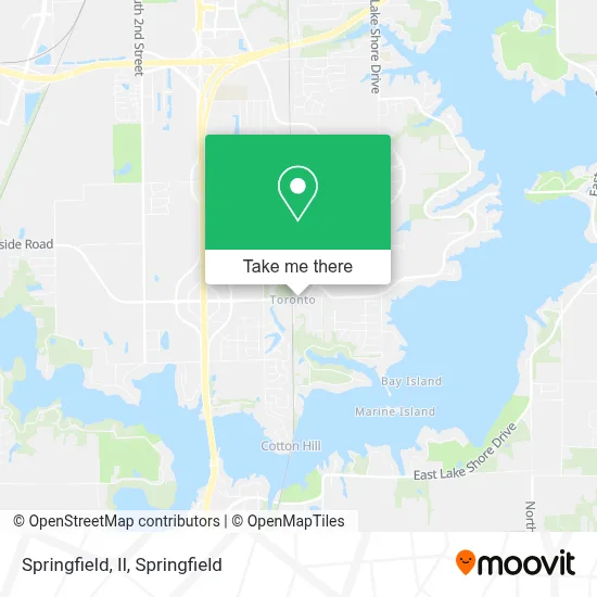 Springfield, Il map