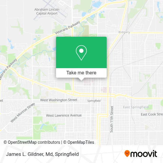 James L. Gildner, Md map