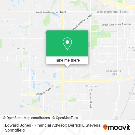 Edward Jones - Financial Advisor: Derrick E Stevens map