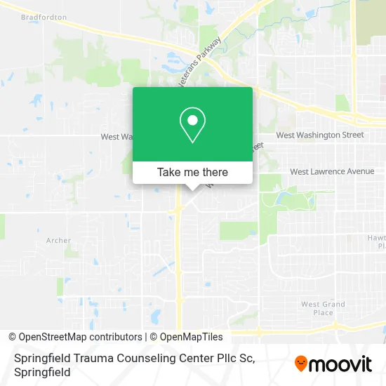 Springfield Trauma Counseling Center Pllc Sc map