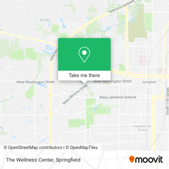 The Wellness Center map