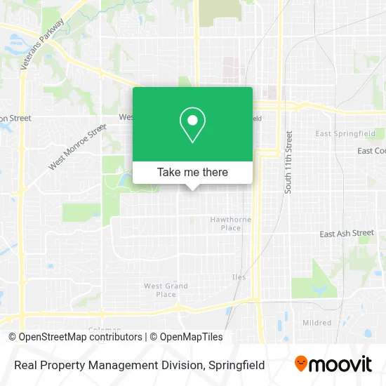 Real Property Management Division map