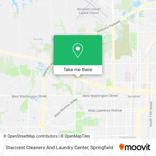 Starcrest Cleaners And Laundry Center map
