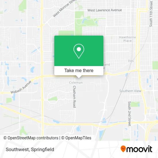Southwest map