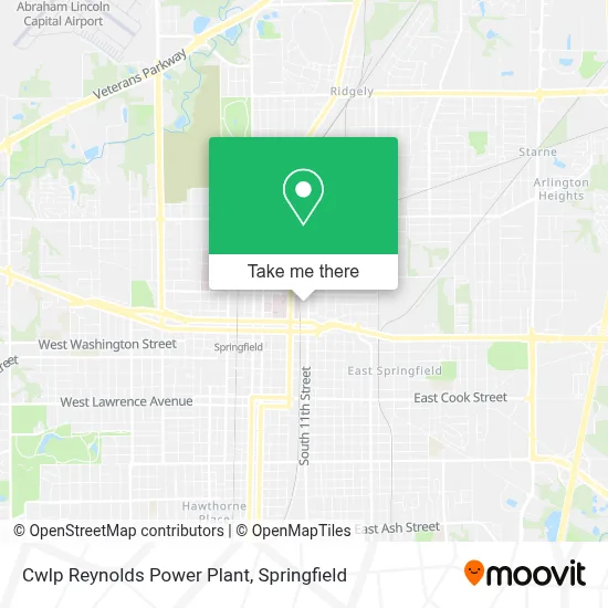 Cwlp Reynolds Power Plant map