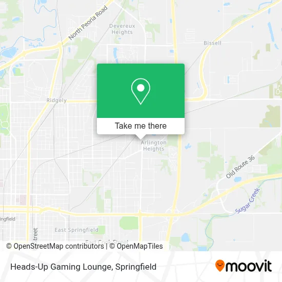 Heads-Up Gaming Lounge map