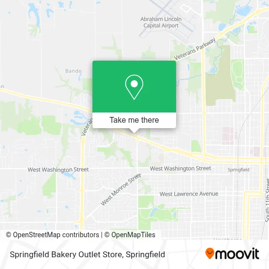 Springfield Bakery Outlet Store map