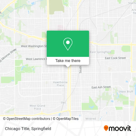 Chicago Title map