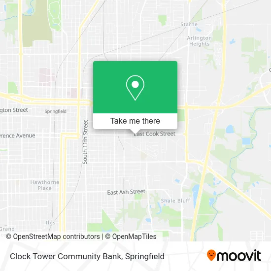 Clock Tower Community Bank map