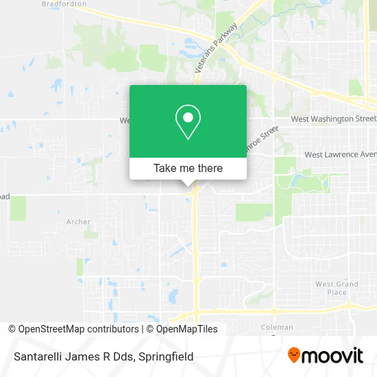 Santarelli James R Dds map
