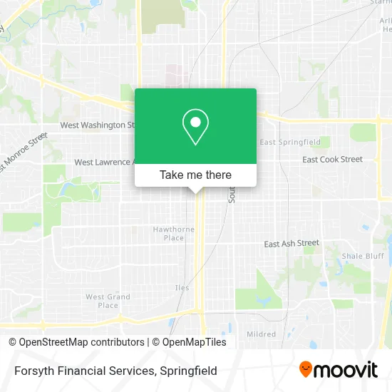 Forsyth Financial Services map