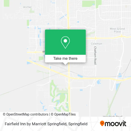 Fairfield Inn by Marriott Springfield map
