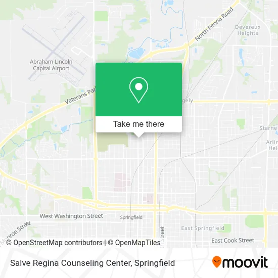 Salve Regina Counseling Center map